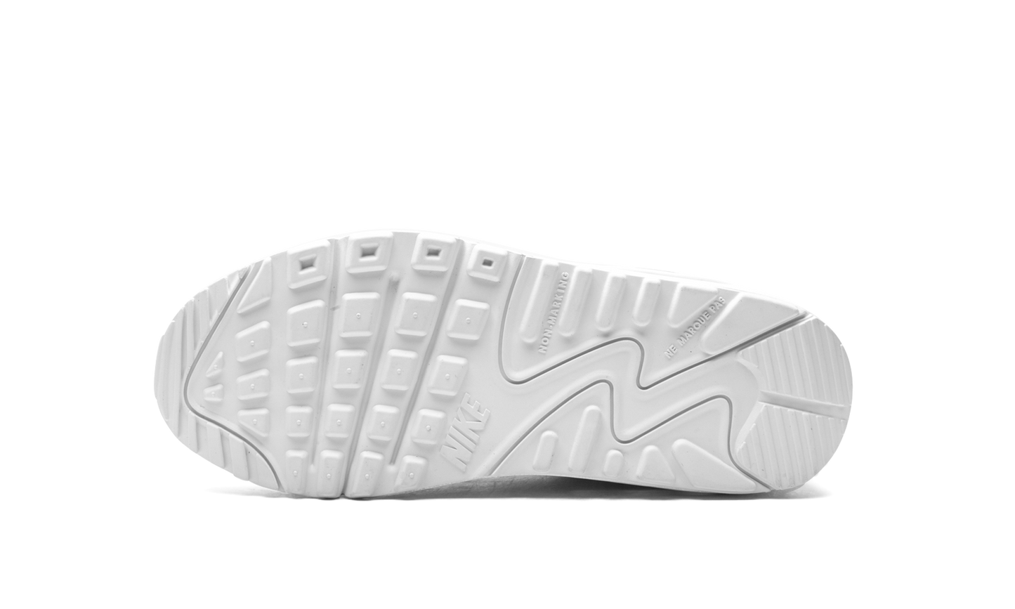 Air Max 90 Leather GS Triple "Triple White" CD6864 100