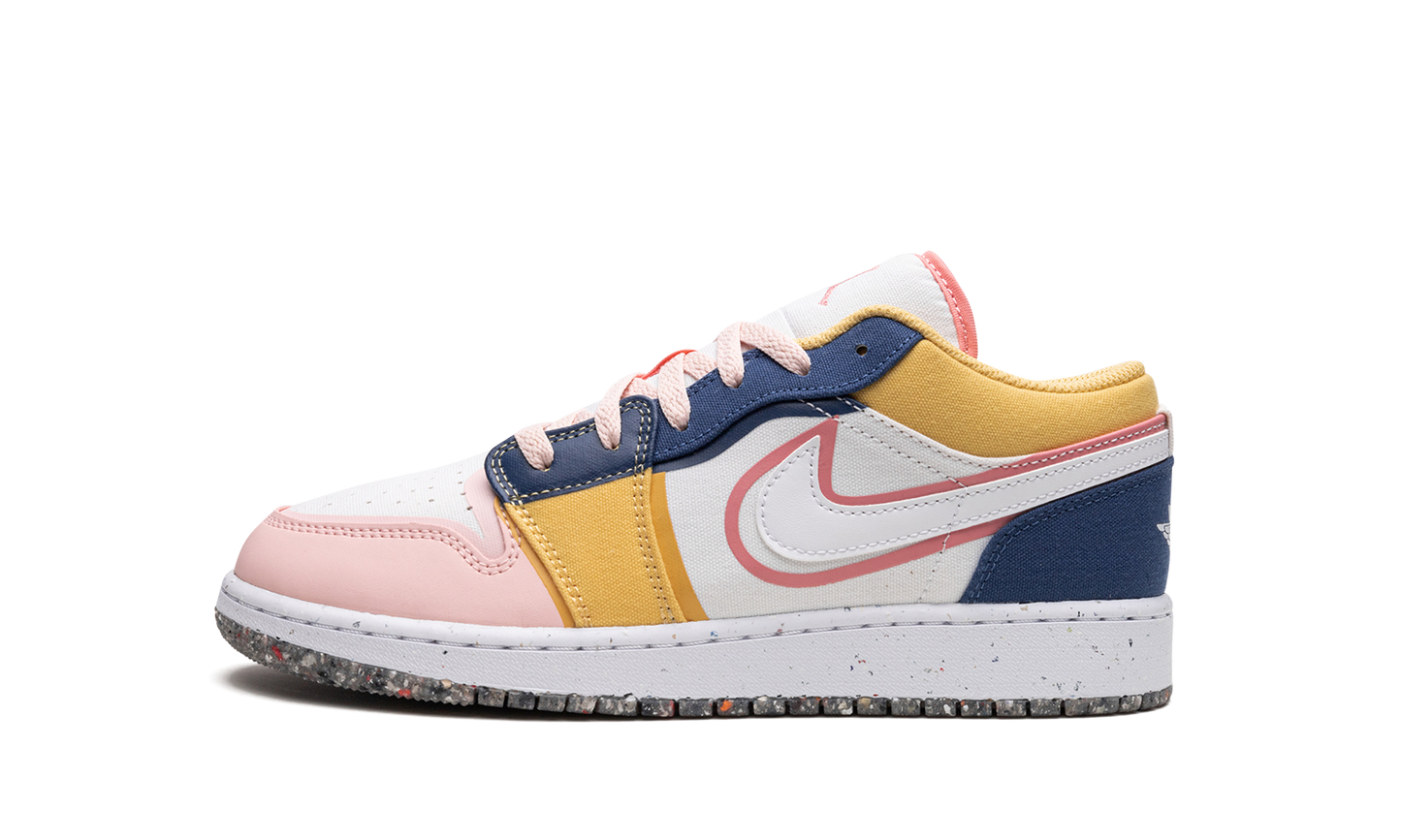 Air Jordan 1 Low SE GS "Multicolor Canvas" DV1323 100