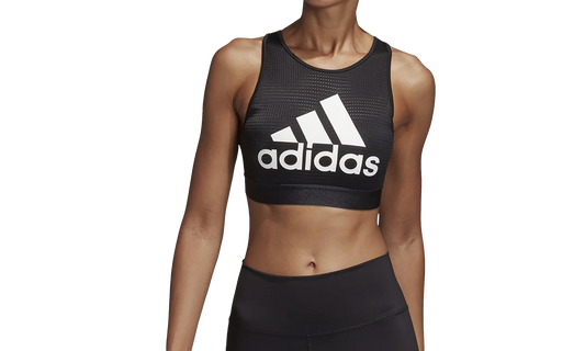 Training 2.0 Halter Logo Bra "Black" DU1283