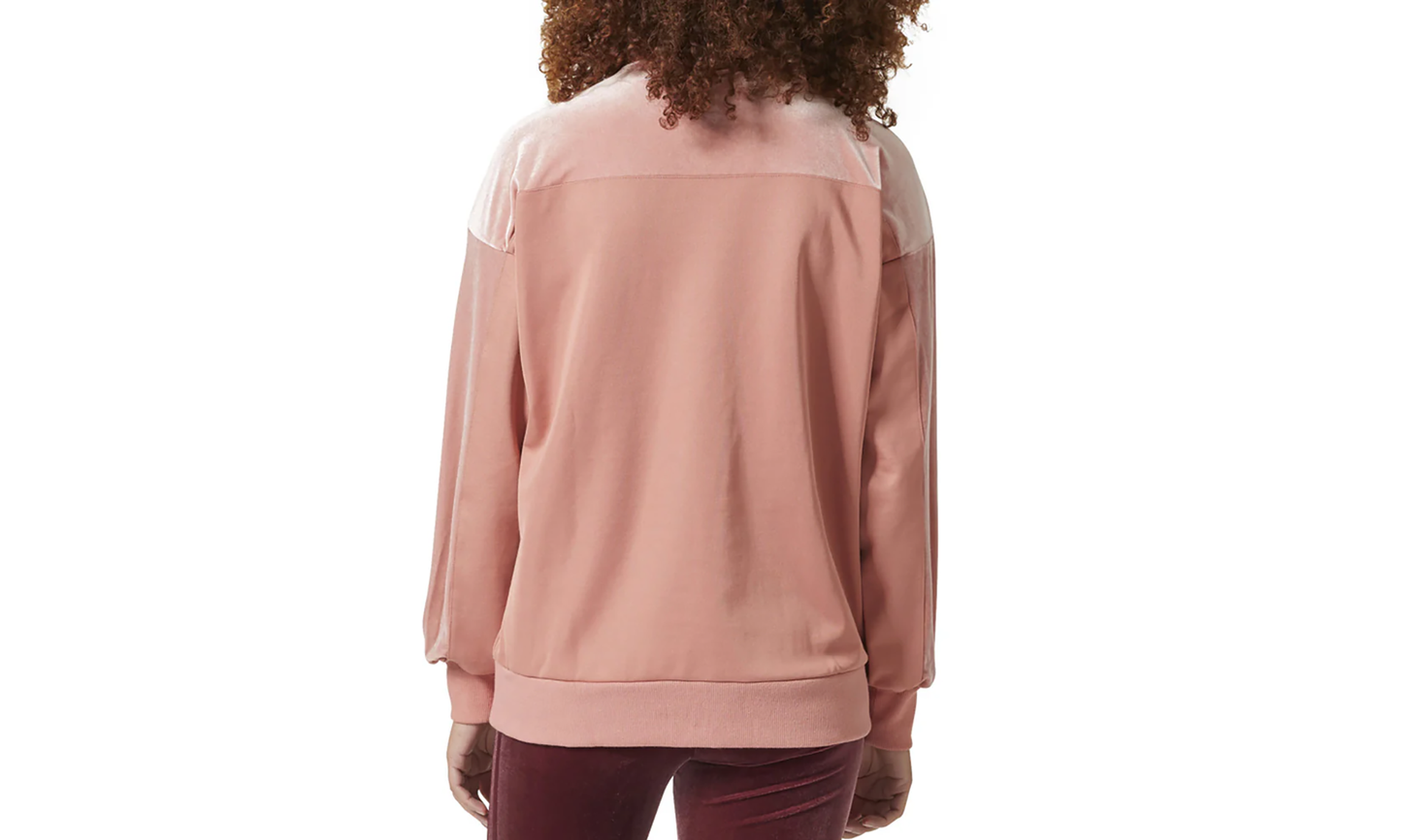 Velvet Vibes Crew Sweatshirt "Raw Pink" CW0268