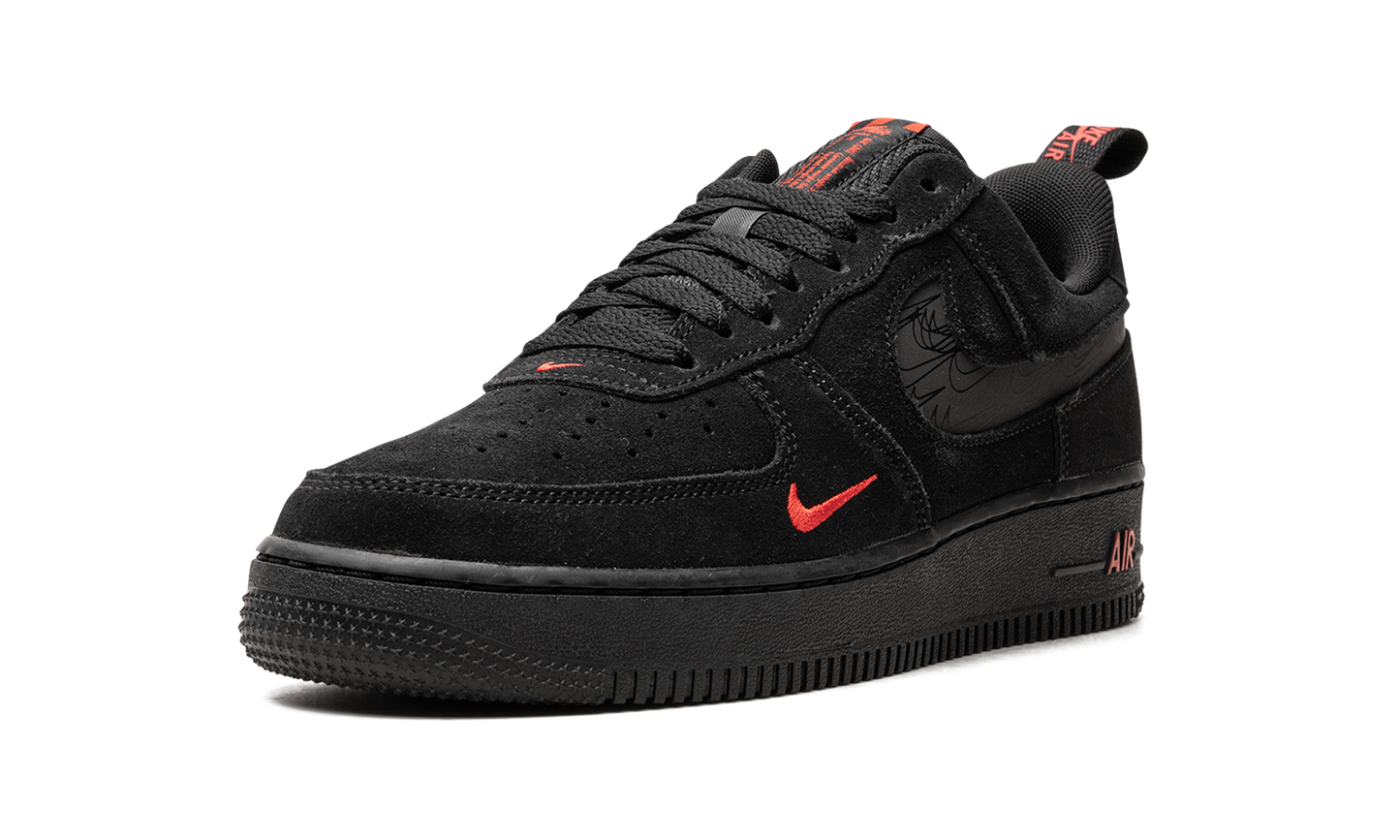 Air Force 1 Low "Multi Swoosh Black Crimson" DZ4514 001