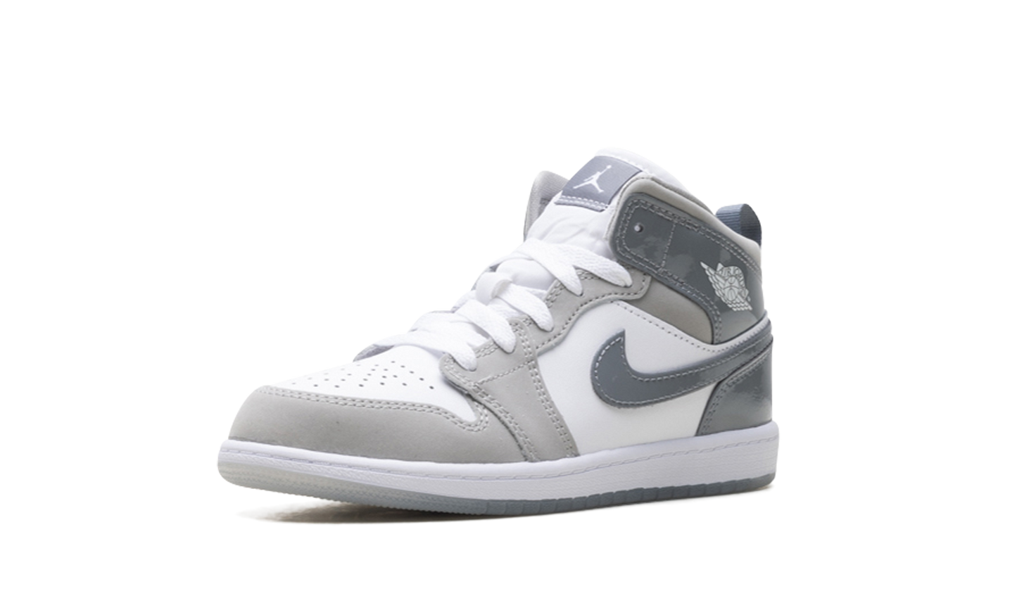 Air Jordan 1 Mid SE PS "White Medium Grey Cool Grey" HF3194 100