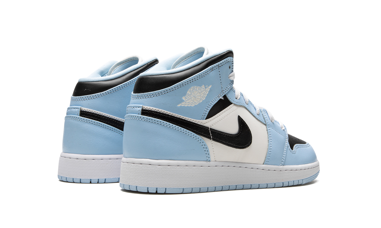 Air Jordan 1 Mid GS "Ice Blue" 555112 401