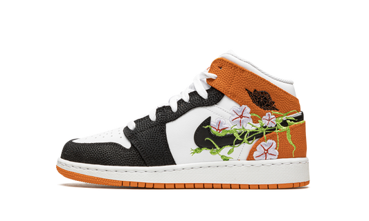 Air Jordan 1 Mid GS "Basketball Blossom" DQ8390 100