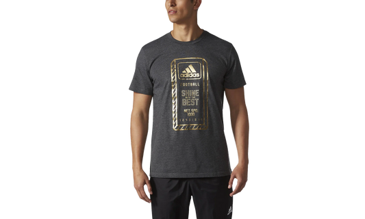 Time To Shine T-Shirt Dark "Grey / Gold" BQ8512