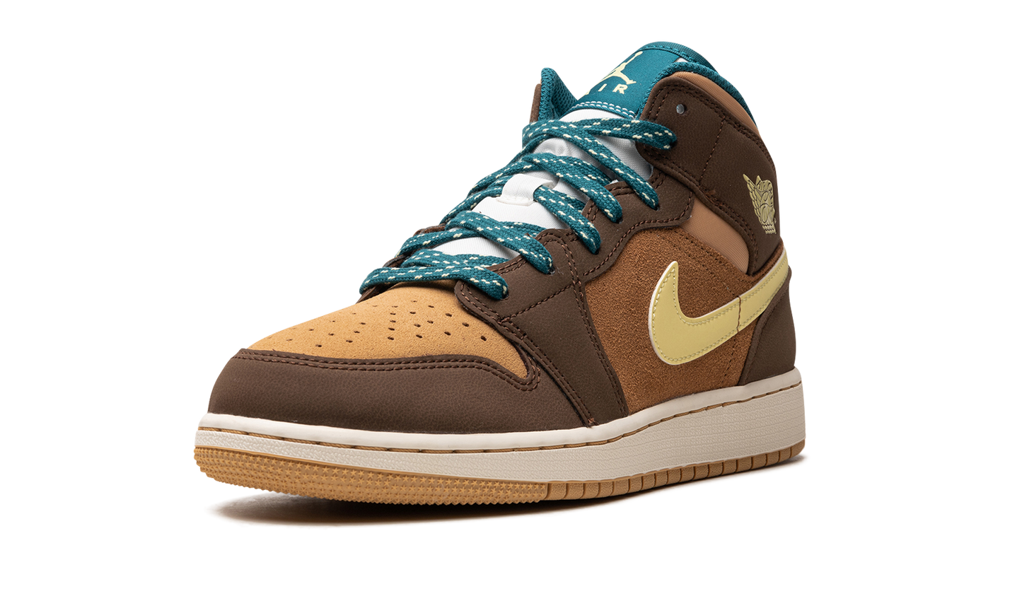 Air Jordan 1 Mid GS "Cacao Wow" DZ6335 200