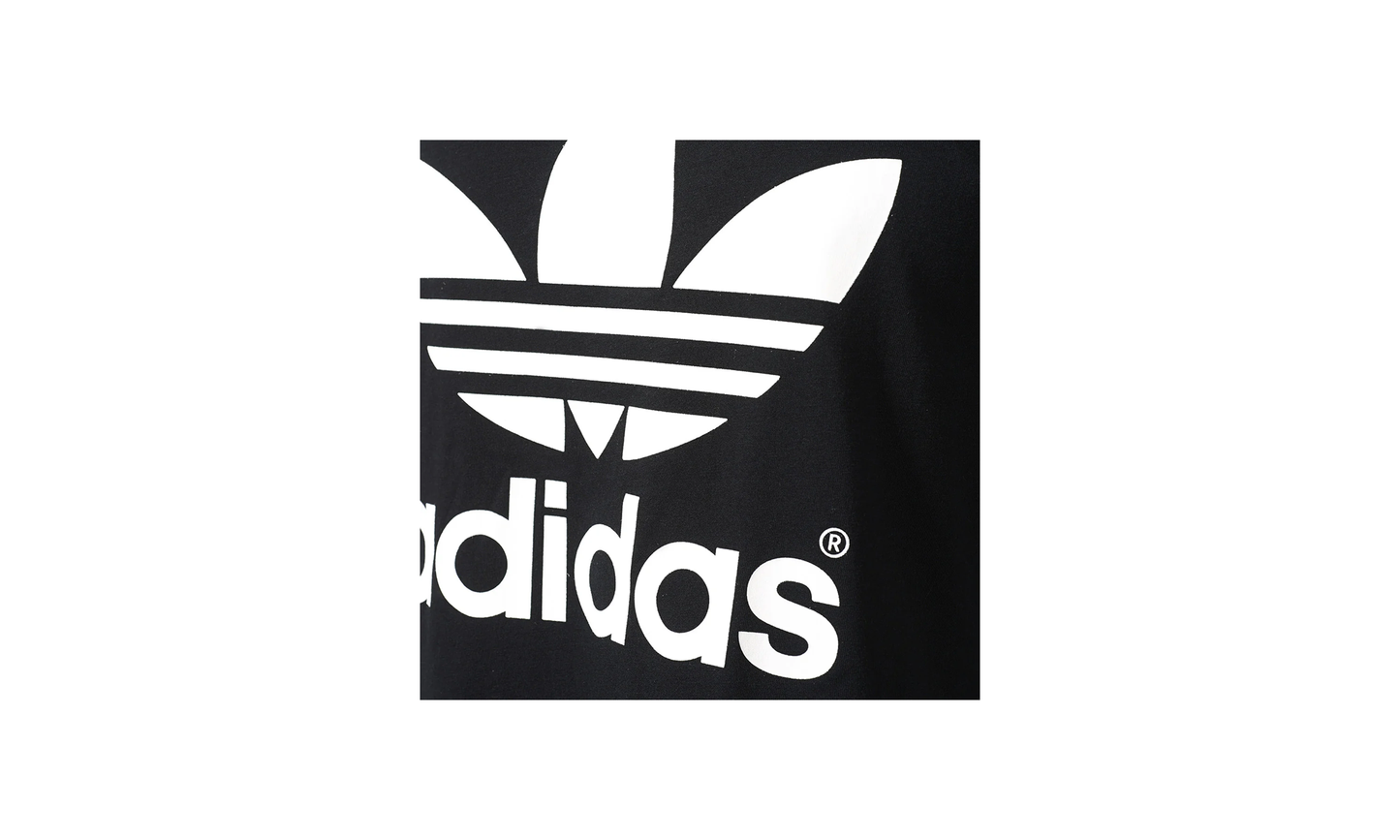 Boyfriend Trefoil T-Shirt "Black / White" AJ8351