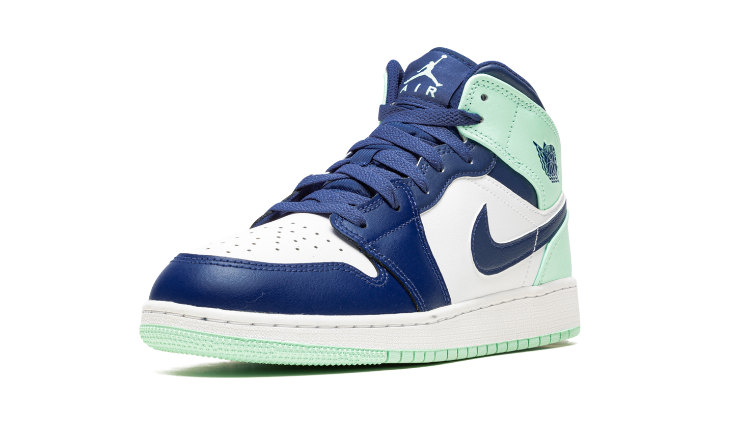 Air Jordan 1 Mid GS "Blue Mint" 554725 413