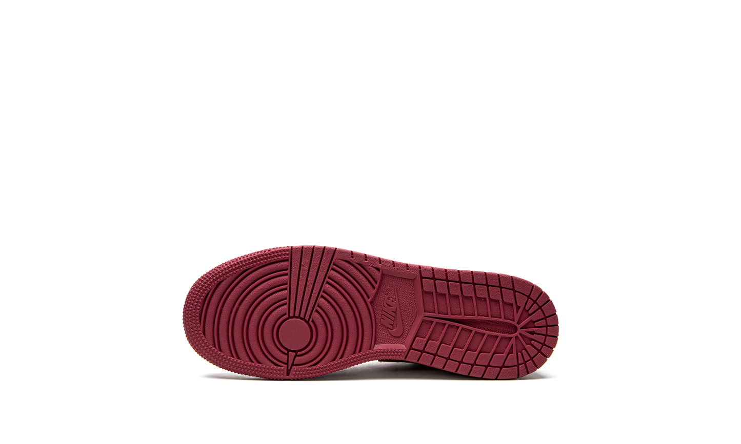 Air Jordan 1 Low GS "Cardinal Red" 553560 607