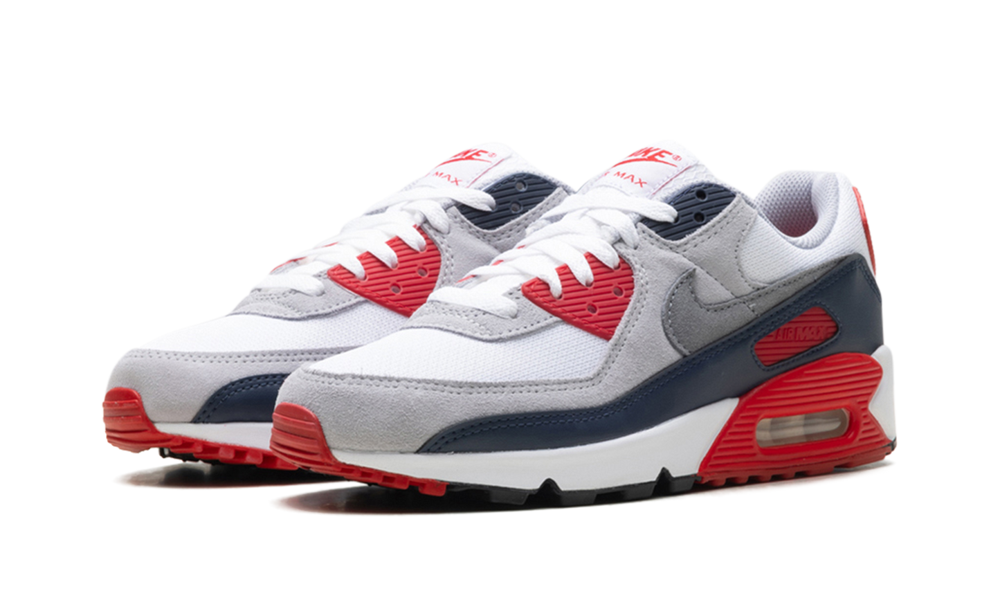AIR MAX 90 "White/Cool Grey-university Red" DM0029 117