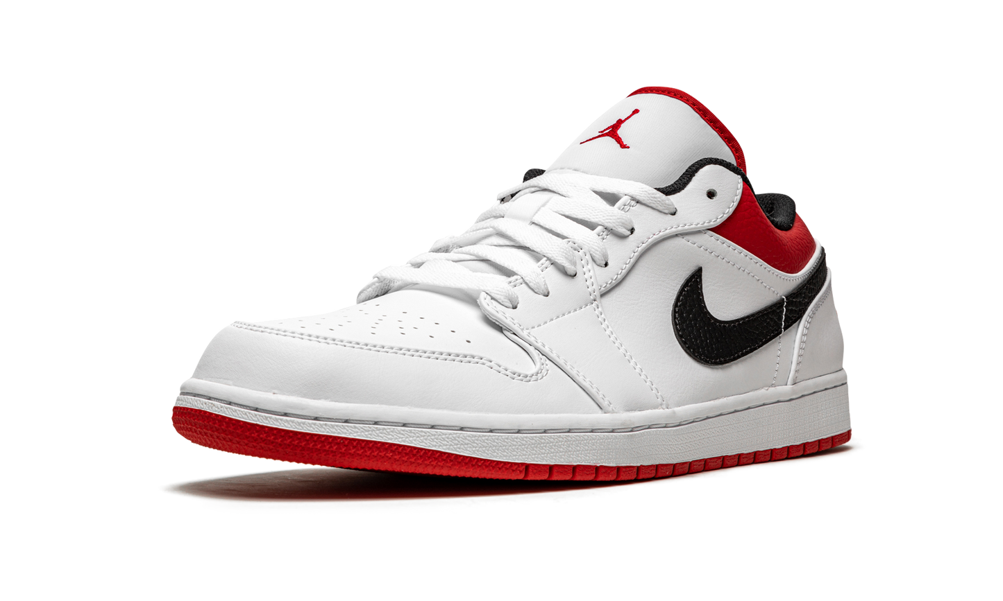 Air Jordan 1 Low "White University Red" 553558 118