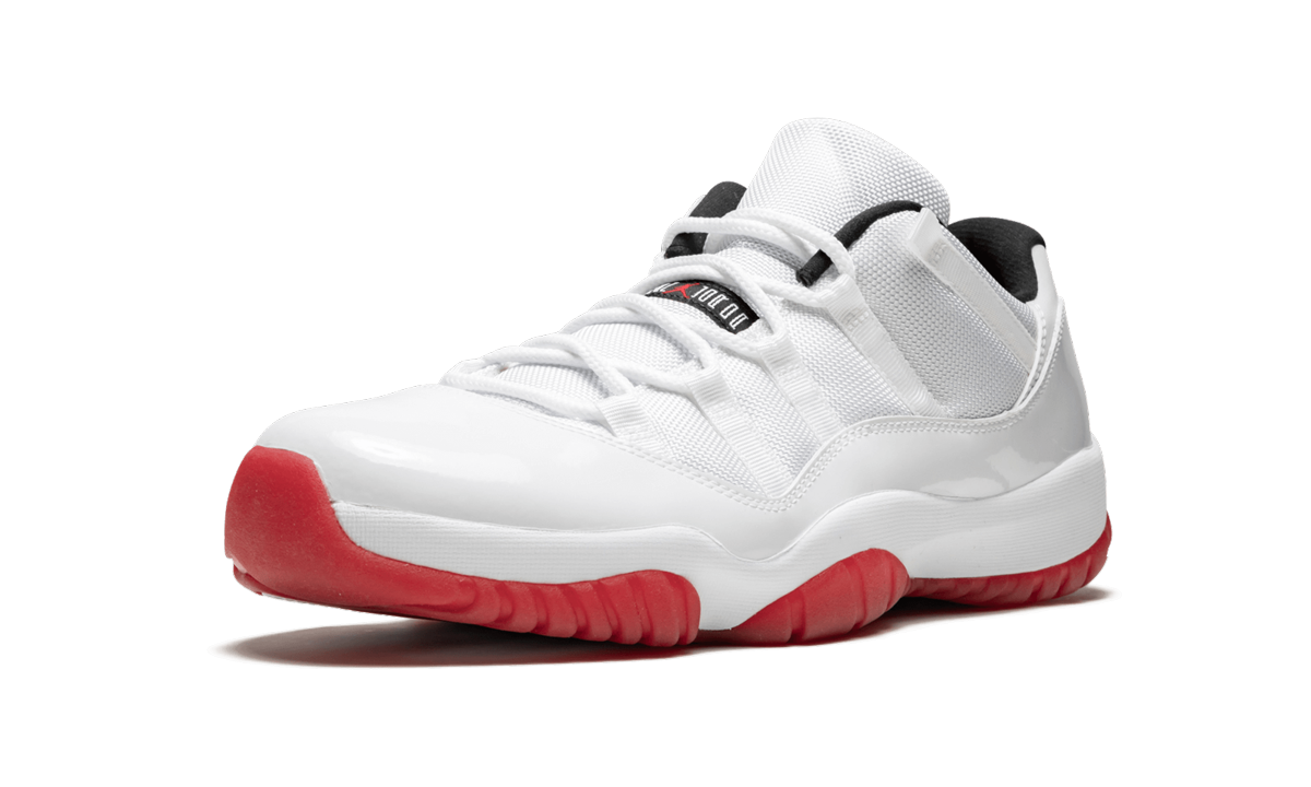 Air Jordan 11 Retro Low "White/Varsity Red" 528895 101
