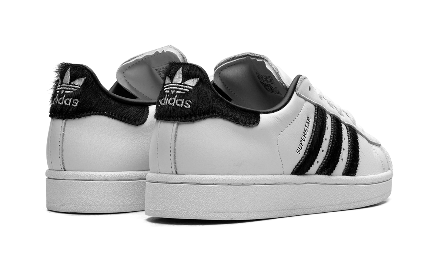 Superstar II WMNS "White Black Pony Hair" JH7052