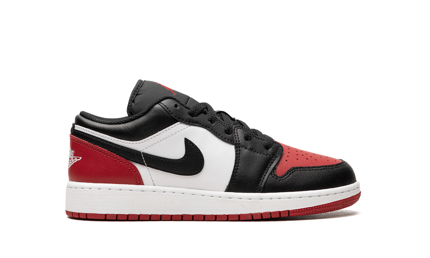 AIR JORDAN 1 LOW GS "BRED TOE" 553560 161