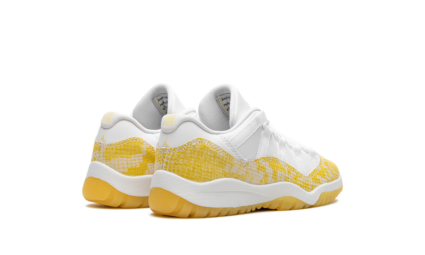 Air Jordan 11 Low PS "Yellow Snakeskin" 580522 107