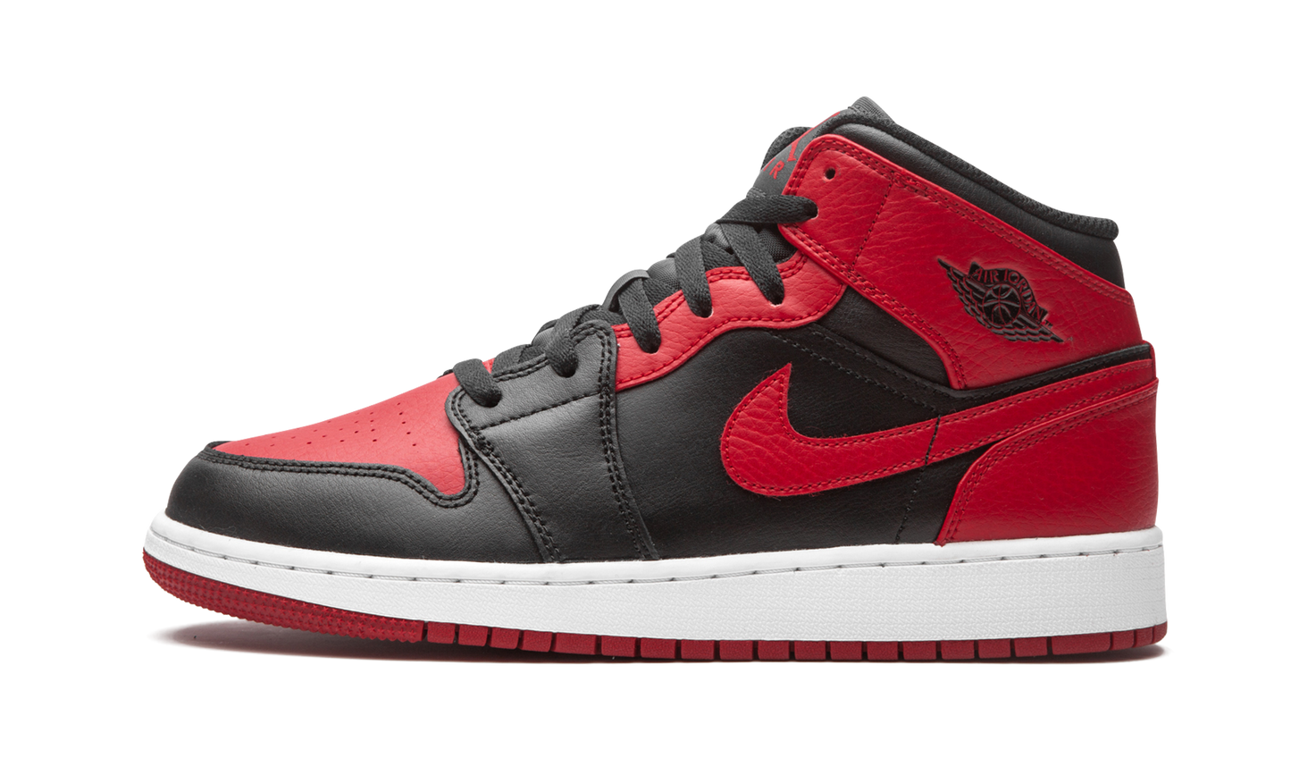 Air Jordan 1 Mid GS "Banned 2020" 554725 074