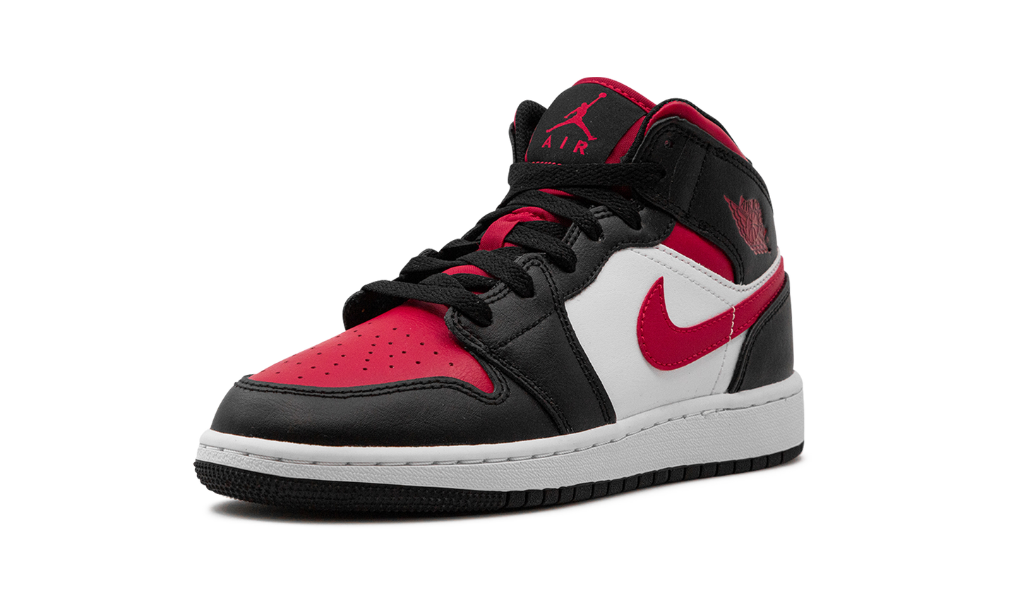 Air Jordan 1 Mid GS "Alternate Bred Toe" 554725 079