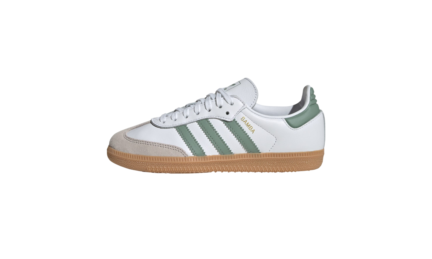 Samba OG GS "Cloud White Silver Green" JP5479