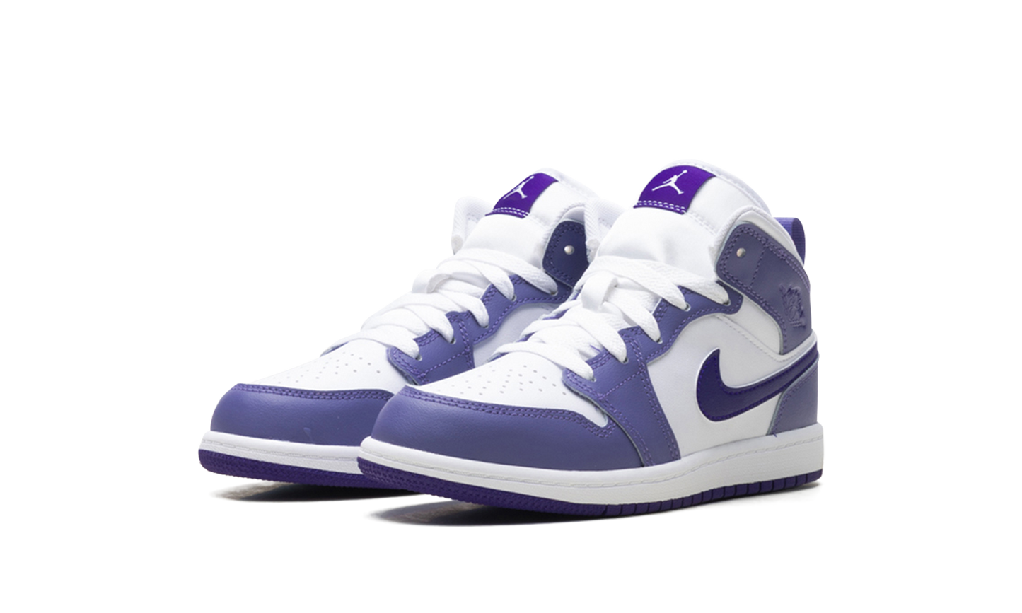 Jordan 1 Mid PS "Dusty Amethyst White Court Purple" DQ8424 500