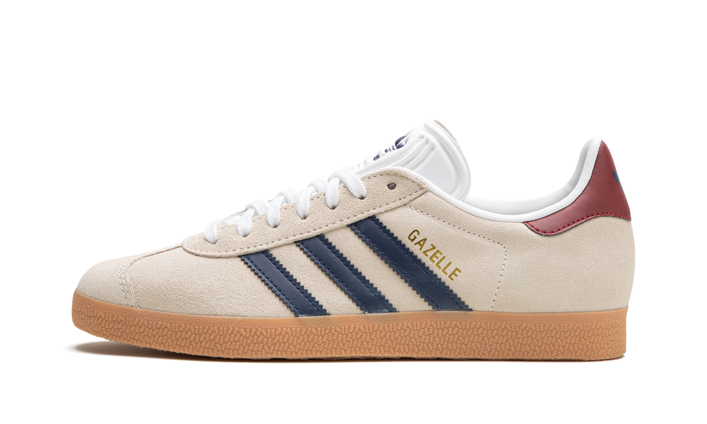 Gazelle "Off White / Dark Blue / Gum"