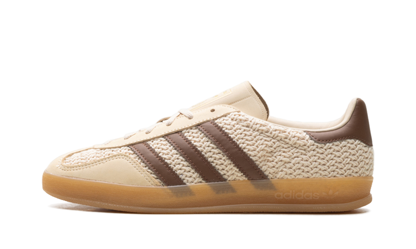 Gazelle Indoor "Cream/Brown Knit" JS1418
