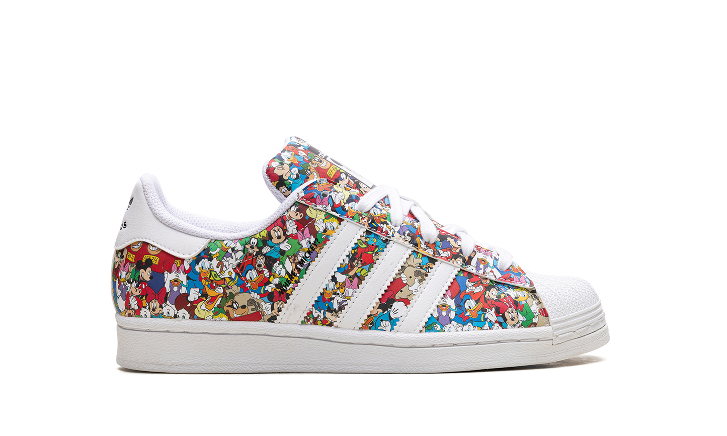 Superstar GS "Disney Mickey Core Black Cloud White Wonder White" IG6857