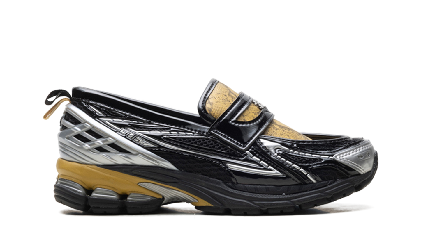 1906L "GANNI - Black Fall Leaf Snakeskin" U1906LGA