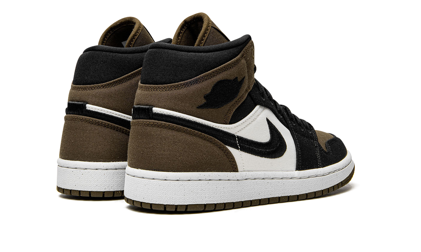 AIR JORDAN 1 MID SE WMNS "Olive Toe" DV0427 301