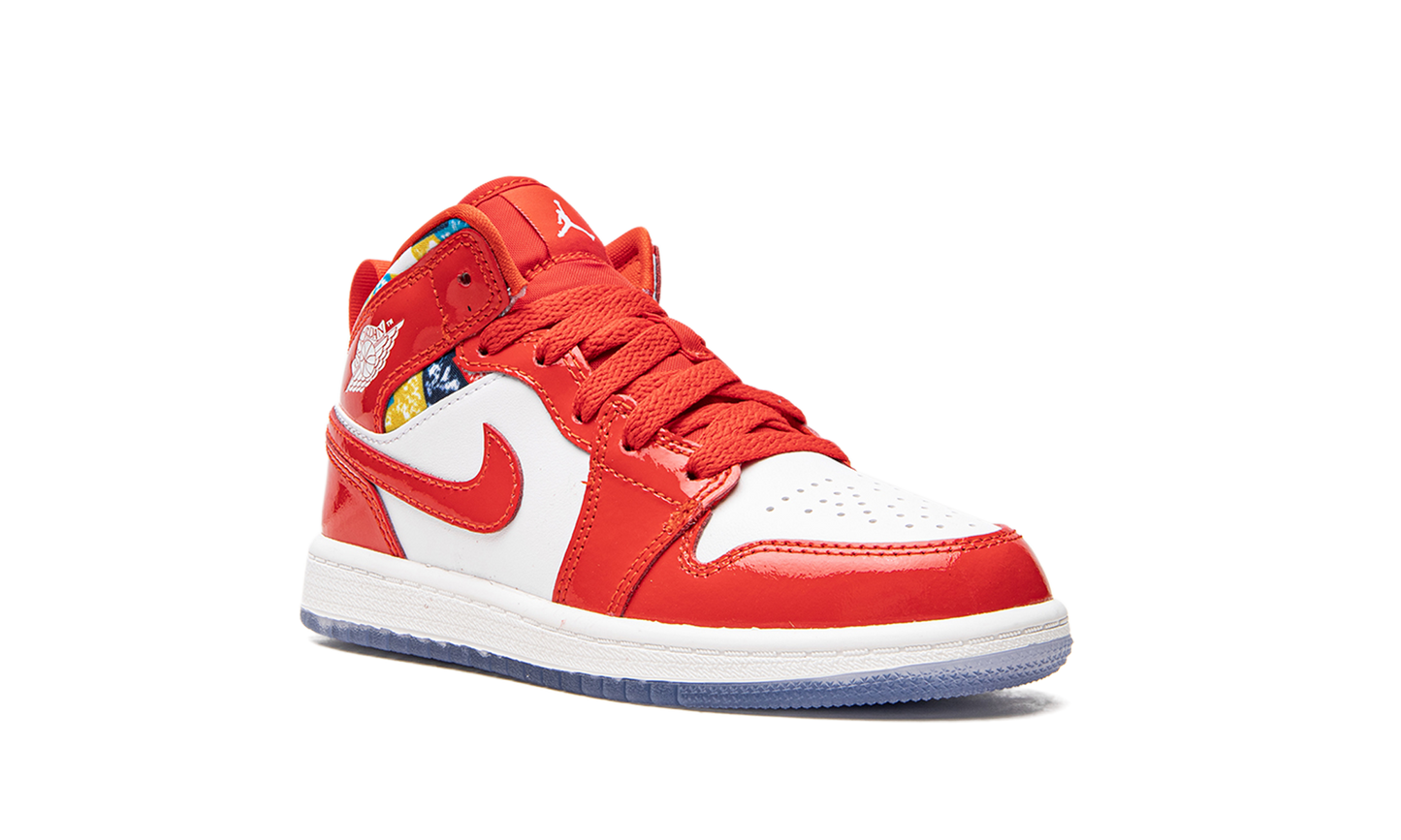 Jordan 1 Mid SE PS "Barcelona Sweater" DC7249 600