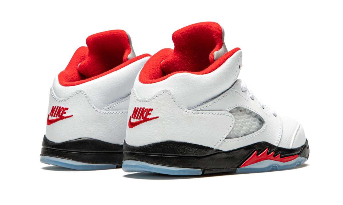 Air Jordan 5 Retro TD "Fire Red Silver Tongue 2020" 440890 102
