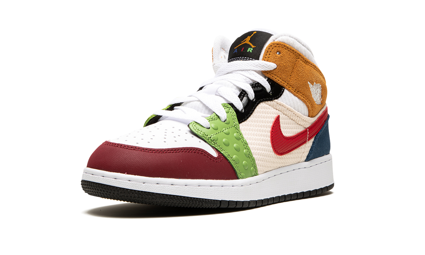 Air Jordan 1 Mid SE GS "Messy Room" DR6957 100