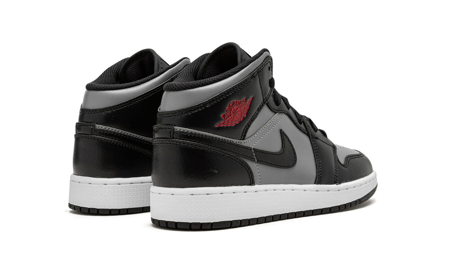 Air Jordan 1 Mid GS "Shadow / Red" 554725 096