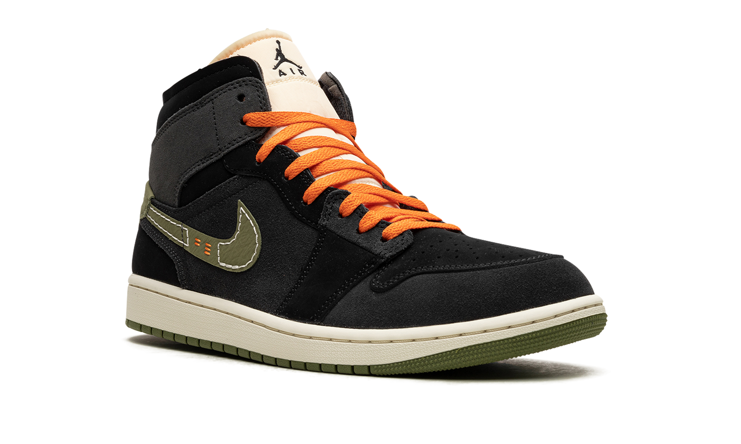 Air Jordan 1 Mid SE Craft "Anthracite Light Olive" FD6817 003