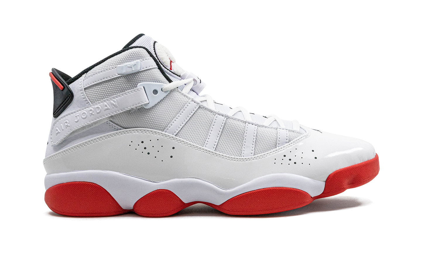 Jordan 6 Rings "White / University Red" 322992 160