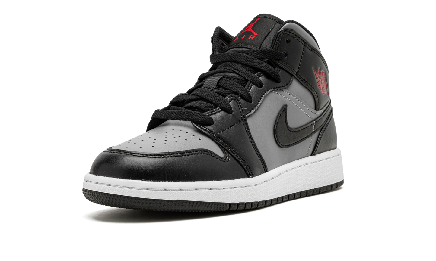Air Jordan 1 Mid GS "Shadow / Red" 554725 096
