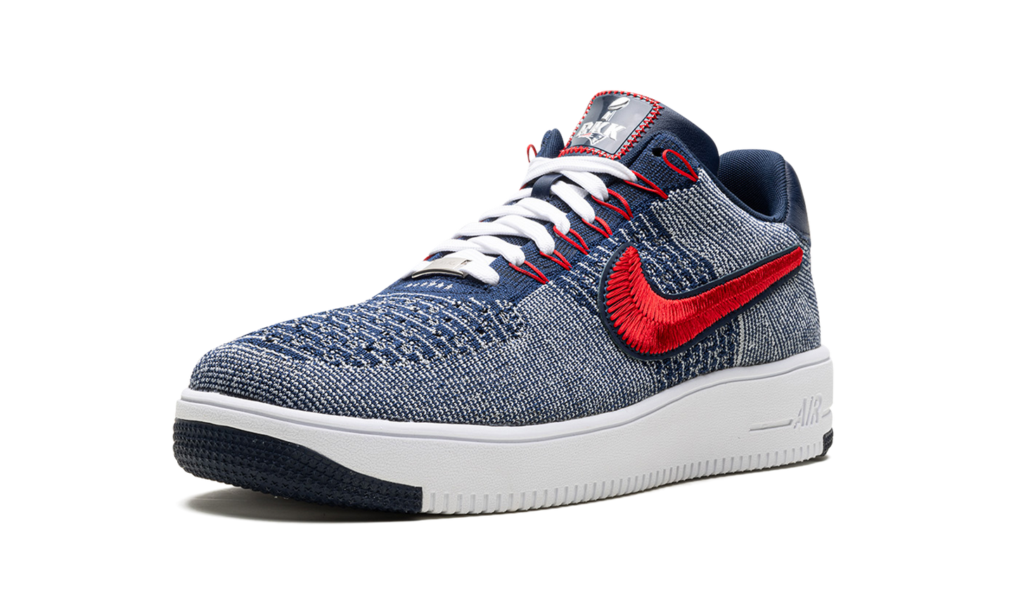 Air Force 1 Ultra Flyknit Low "Patriots Robert Kraft Wolf Grey" FV4079 012