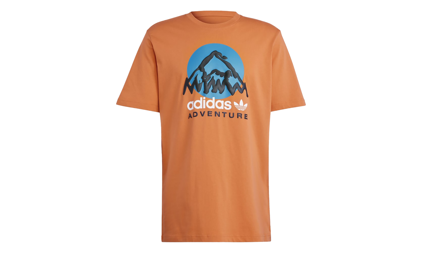 Adventure Mountain Tee "Earth Day - Orange" IC2359