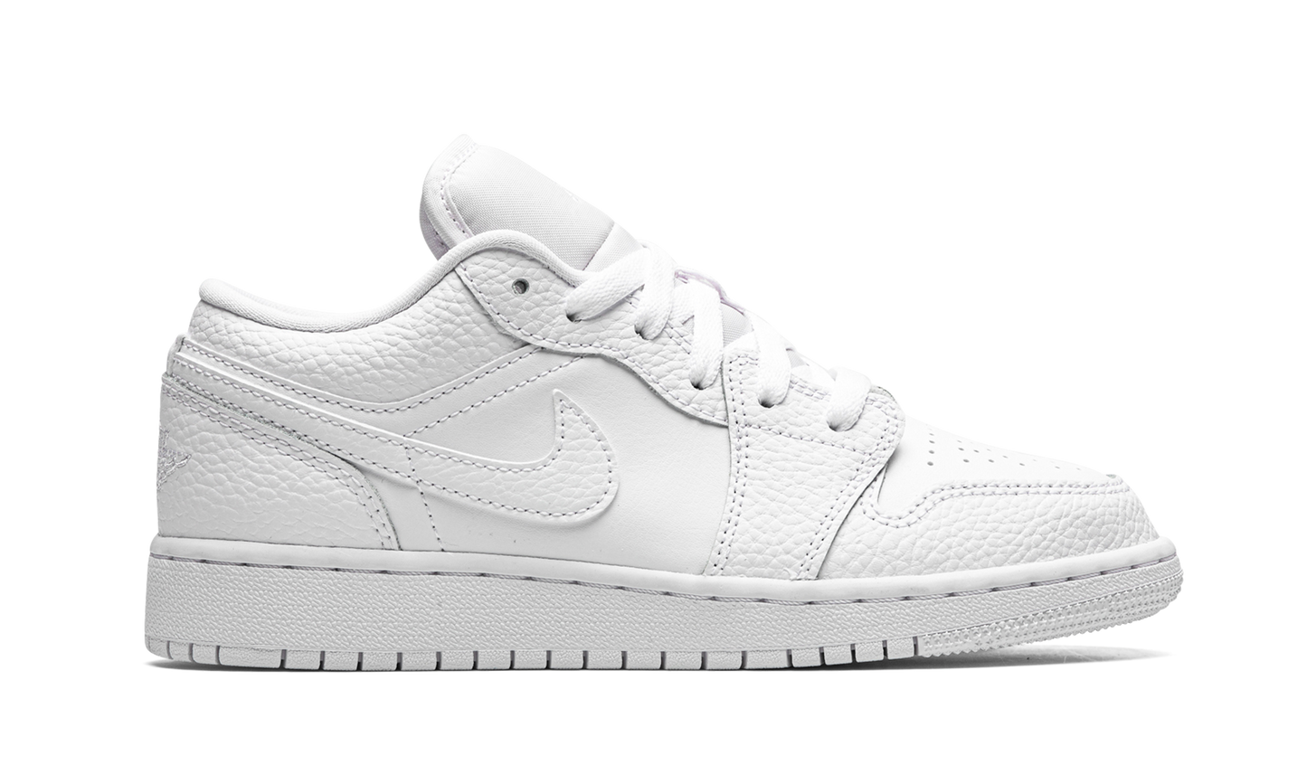 Air Jordan 1 Low GS "Triple White"