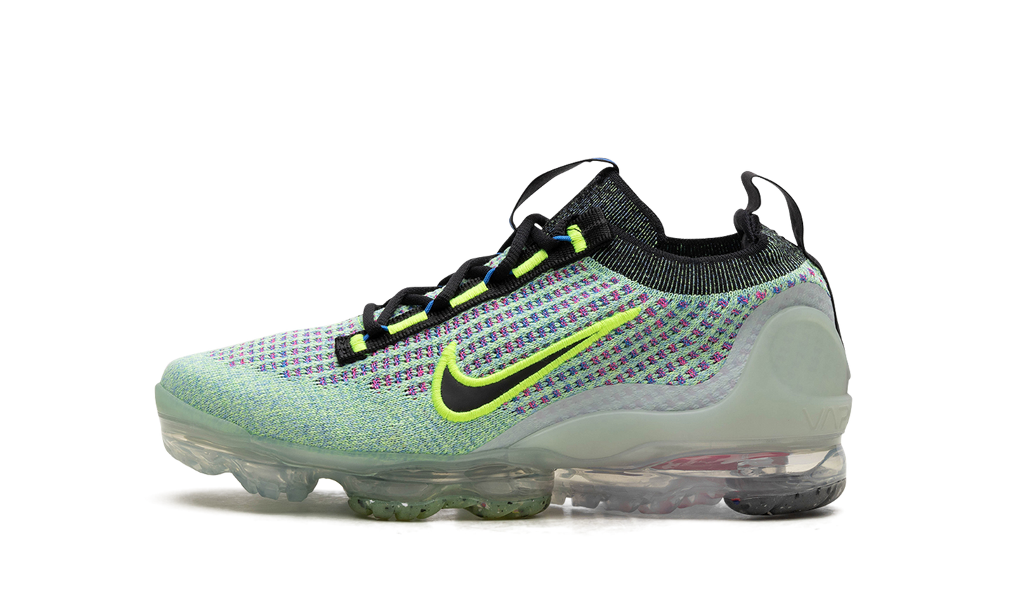 Air VaporMax 2021 Flyknit Next Nature GS "VOLT PHOTO BLUE" DX3367 700