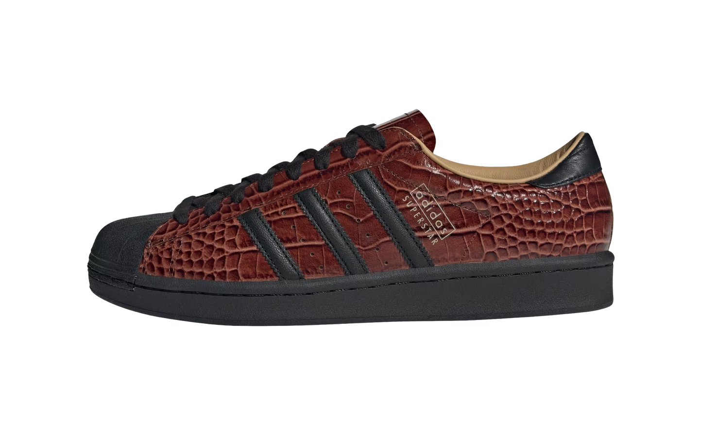 Superstar Vintage "Croc - Fox Brown" JQ3258