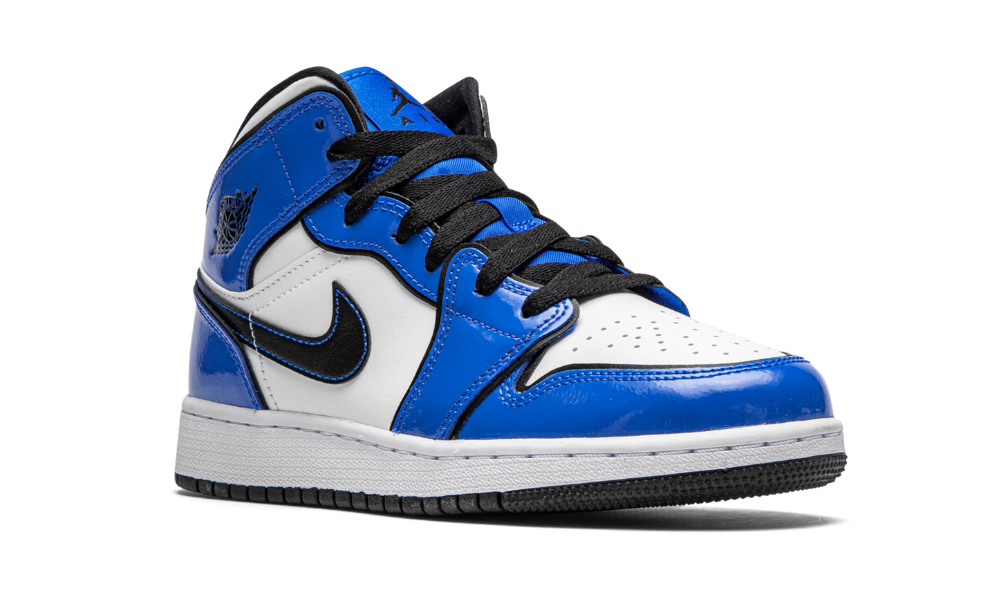 Air Jordan 1 Mid SE GS "Signal Blue" BQ6931 402