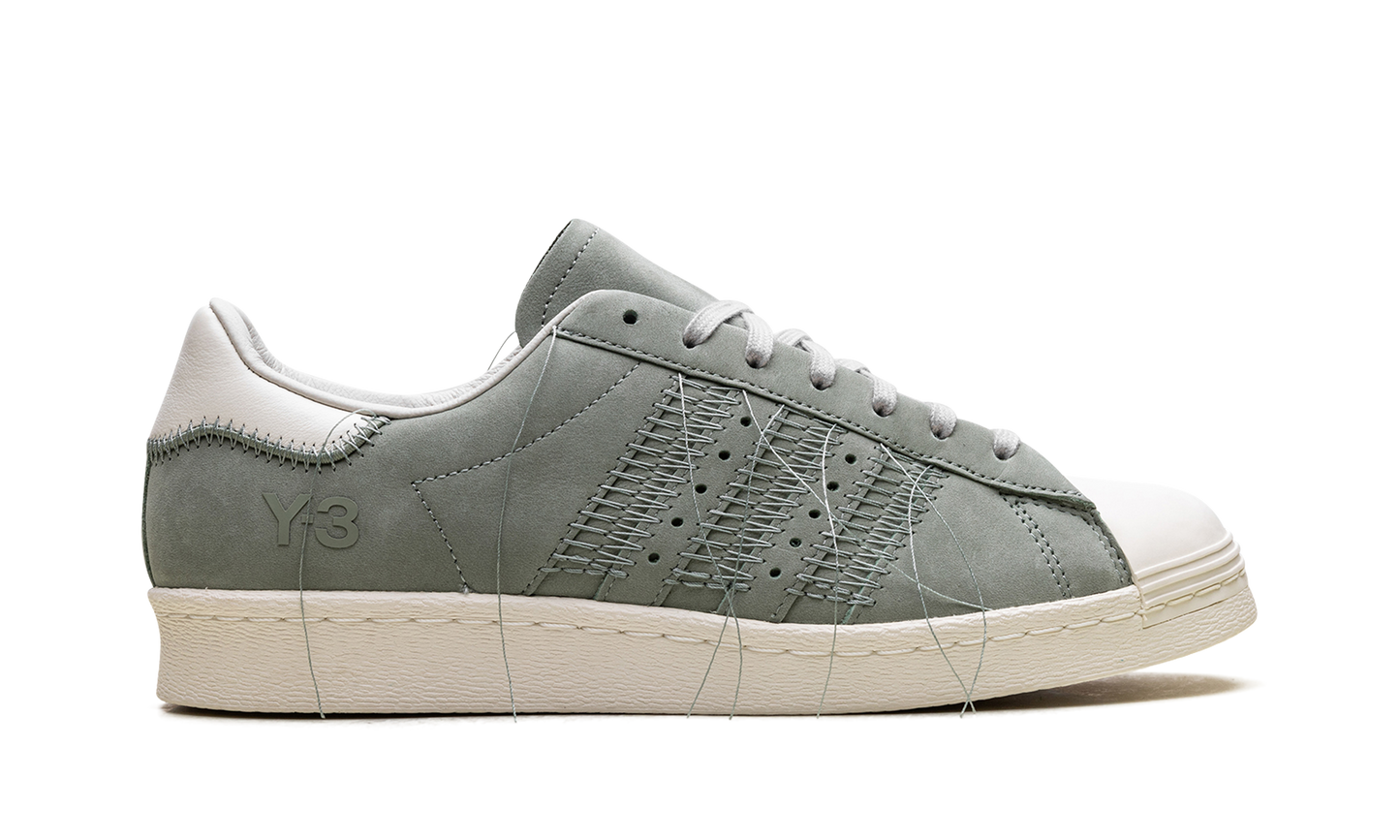 Y-3 Superstar "Silver Green Off White Light Brown" IG0801
