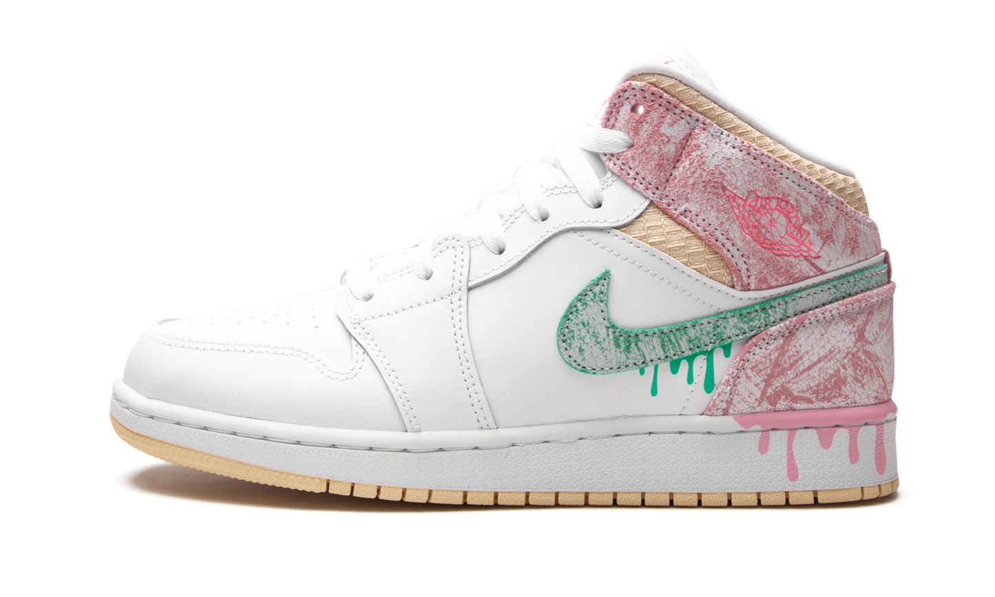 Air Jordan 1 Mid SE GS "Ice Cream" DD1666 100