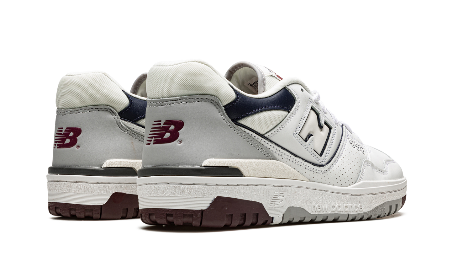 550 "White / Indigo / Burgundy" BB550PWB