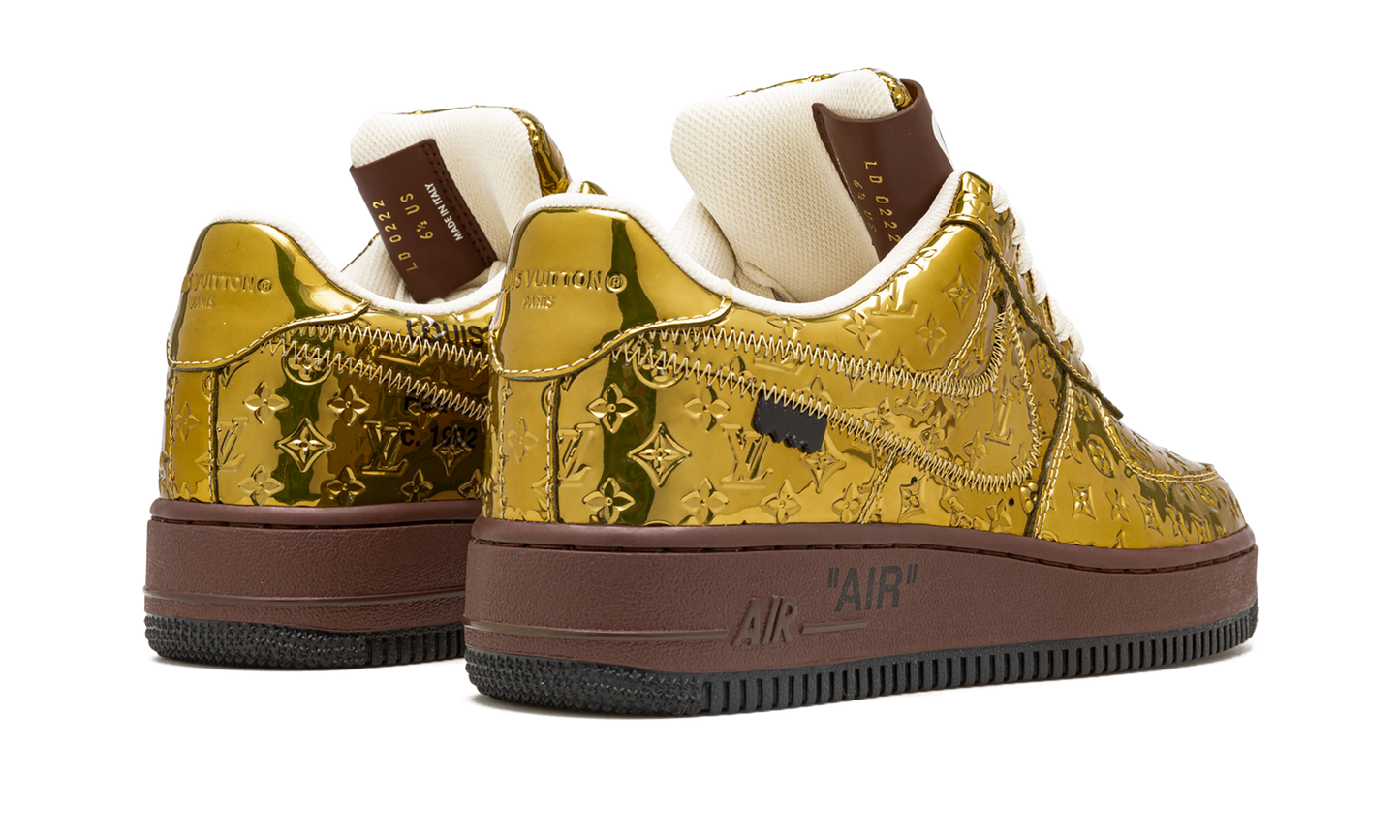 Louis Vuitton Air Force 1 Low "Virgil Abloh - Metallic Gold" 1A9VG3