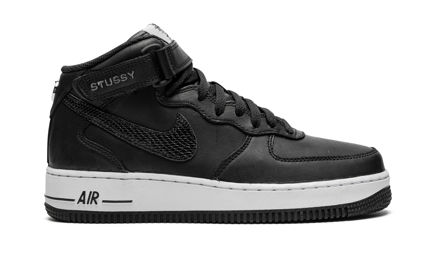 Air Force 1 Mid "Stussy - Black" DJ7840 001