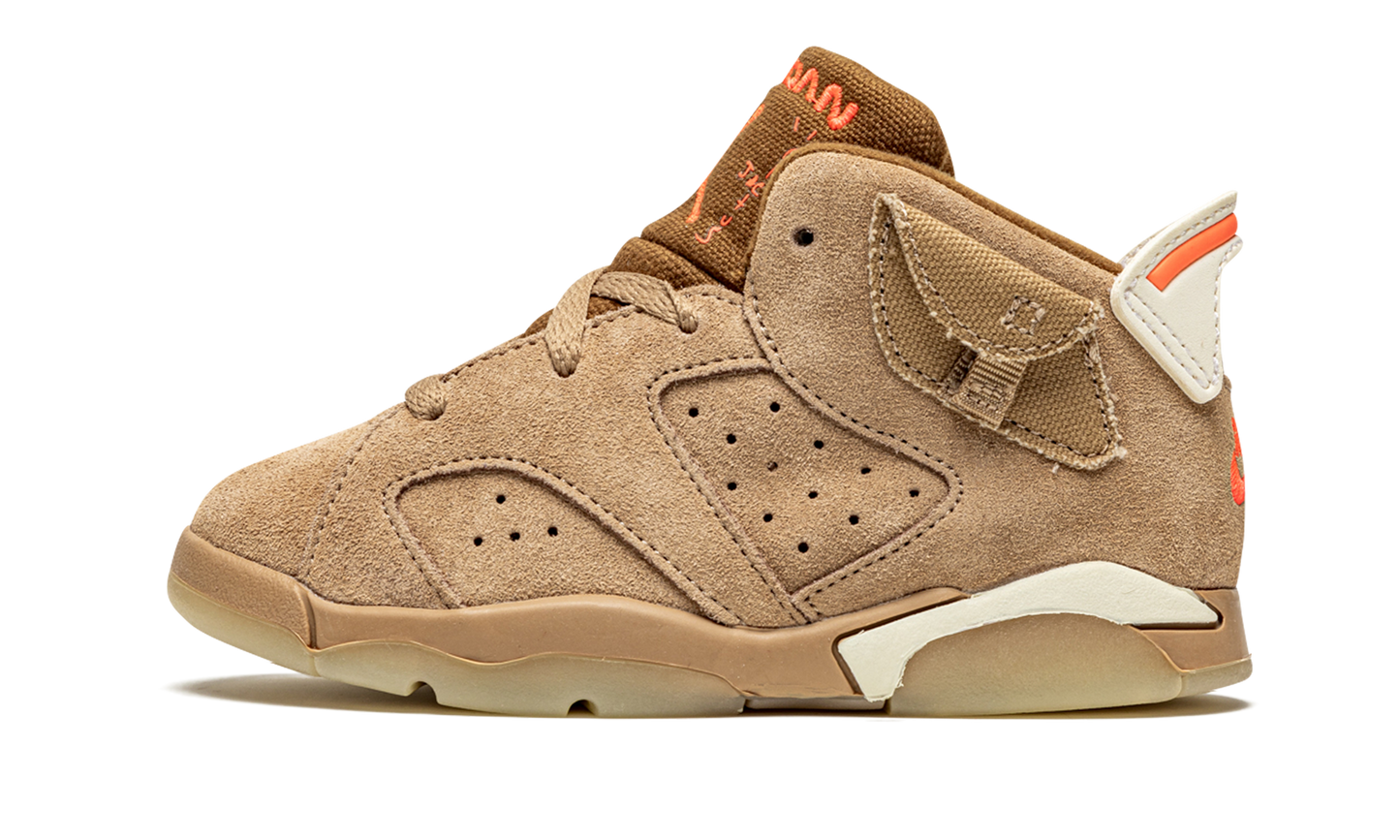 Air Jordan 6 Retro TD "Travis Scott - British Khaki" DH0692 200