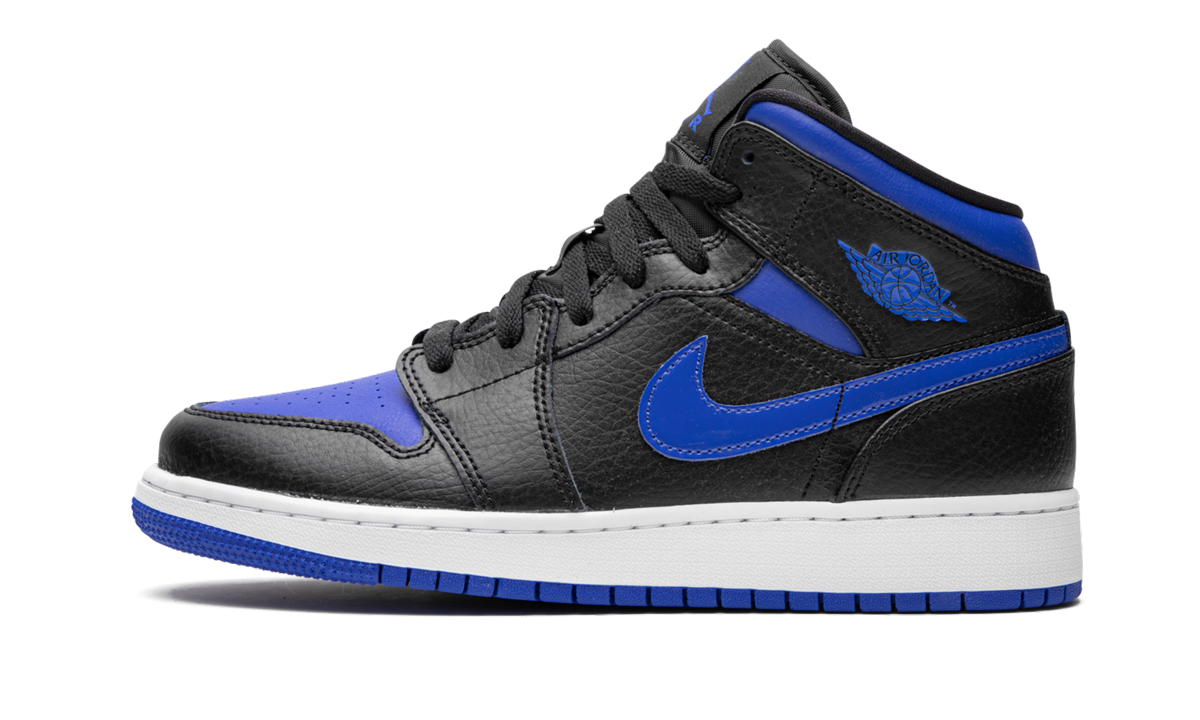 Air Jordan 1 MID GS "Black Royal" 554725 068