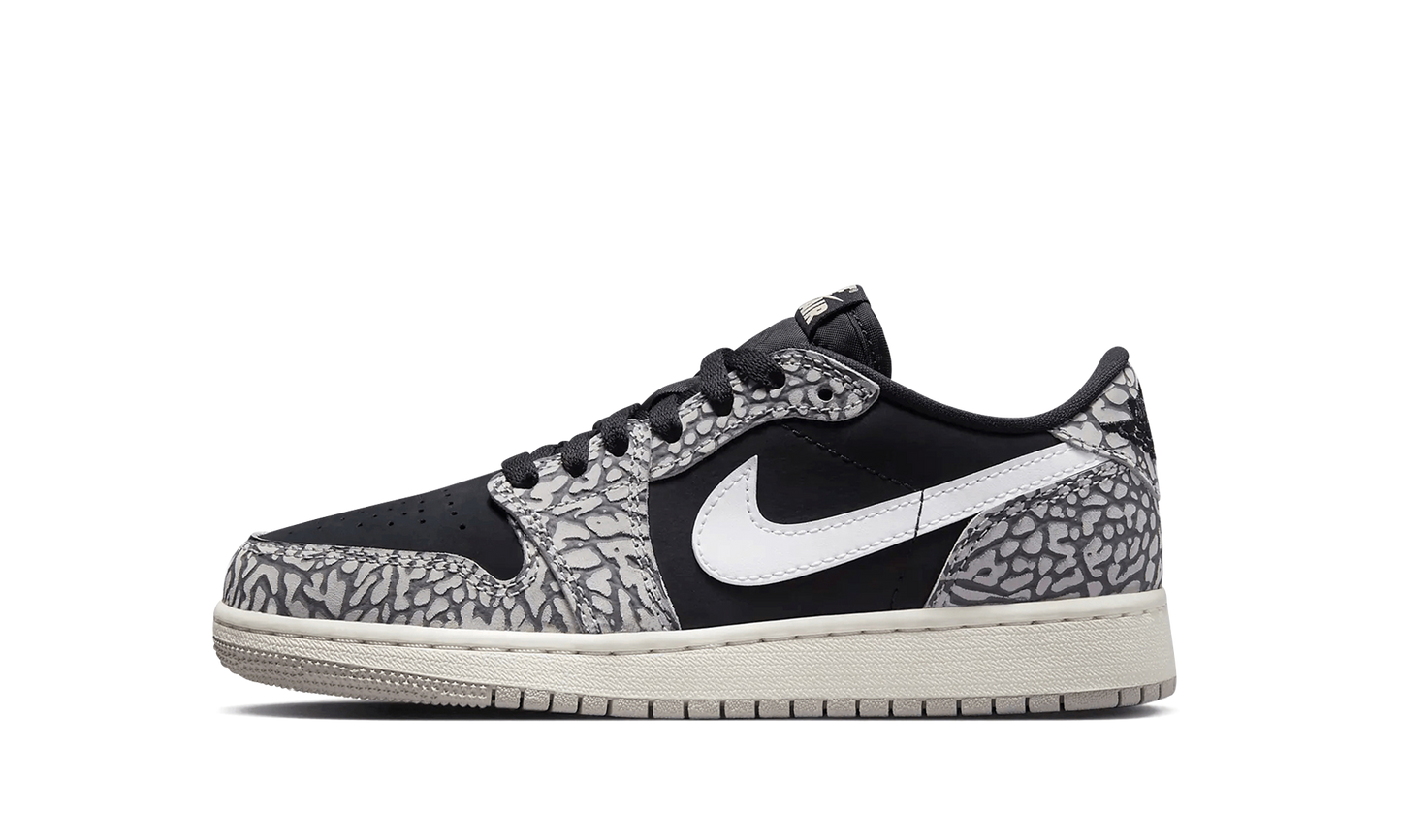 Air Jordan 1 Low GS "Elephant Print" CZ0858 001