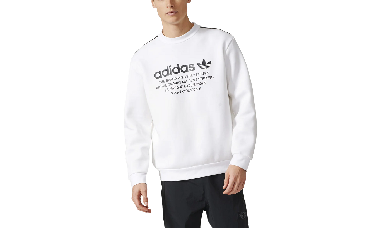 NMD D Crewneck Long Sleeve "Sweatshirt White" CE7251